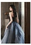 Chic / Beautiful Black Rhinestone Prom Dresses 2024 Ball Gown Strapless Sleeveless Backless Floor-Length / Long Prom Formal Dresses