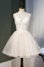 Charming Ivory Star Sequins Birthday Party Dresses 2022 A-Line / Princess Spaghetti Straps Sleeveless Backless Floor-Length / Long Formal Dresses