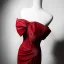 Sexy Burgundy Evening Dresses 2024 Trumpet / Mermaid Strapless Bow Sleeveless Backless Sweep Train Evening Party Formal Dresses