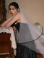 Inhabituel Blanche Chapel Train 2.5 m Voile De Mariée 2025 Tulle