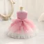 Chic / Beautiful Sky Blue Cascading Ruffles Birthday Flower Girl Dresses 2023 Ball Gown Scoop Neck Sleeveless Pearl Sash Floor-Length / Long Flower Girl Dresses
