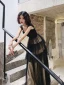 Chic / Beautiful Black Spotted Prom Dresses 2022 A-Line / Princess Square Neckline Sleeveless Backless Floor-Length / Long Prom Formal Dresses
