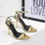 Charmant Blanche Soirée Sandales Femme 2022 Bride Cheville 11 cm Talons Aiguilles Peep Toes / Bout Ouvert Sandales Talons Hauts