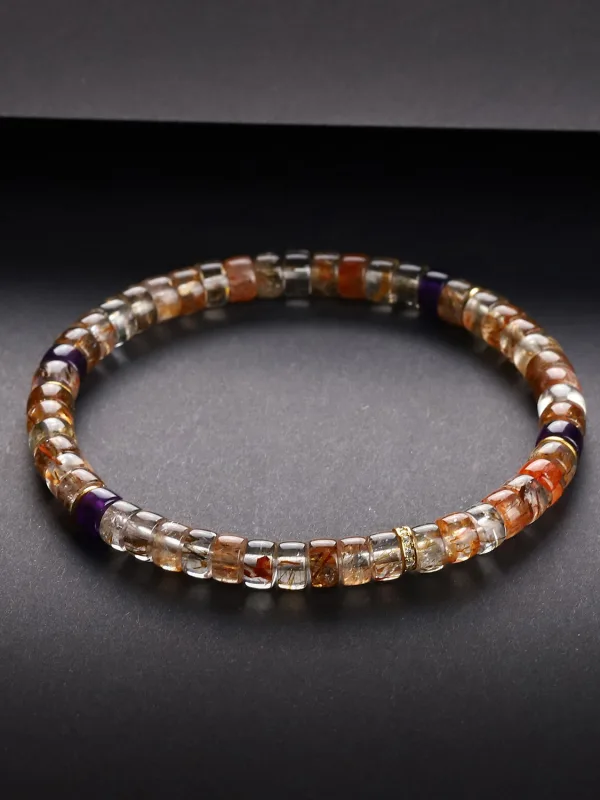 Mooie / Prachtige Multi-Kleuren Handgemaakt Natuurlijke Kristal Armbanden 2026 Accessoires