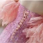 Sexy Rougissant Rose Perlage Paillettes Fendue devant Robe De Bal 2024 Trompette / Sirène Bustier Sans Manches Dos Nu Longue Promo Robe De Ceremonie