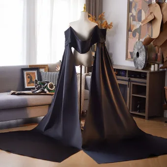 Inhabituel Noire Fait Main Soirée Vestes Enveloppements Châle 2025