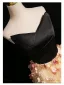 Schöne Champagner Applikationen Ballkleider 2024 A Linie Bandeau Ärmellos Rückenfreies Sweep / Pinsel Zug Ball Festliche Kleider