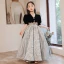 Elegant Black Prom Flower Girl Dresses 2022 Ball Gown V-Neck Short Sleeve Beading Sequins Floor-Length / Long Flower Girl Dresses