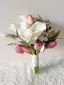 Snygga / Fina Rodnande Rosa Blomma Brudbukett 2025