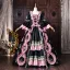 Medieval Vintage / Retro Black Bow Lace Flower Prom Dresses 2026 Ball Gown Square Neckline Bell sleeves Floor-Length / Long Formal Dresses