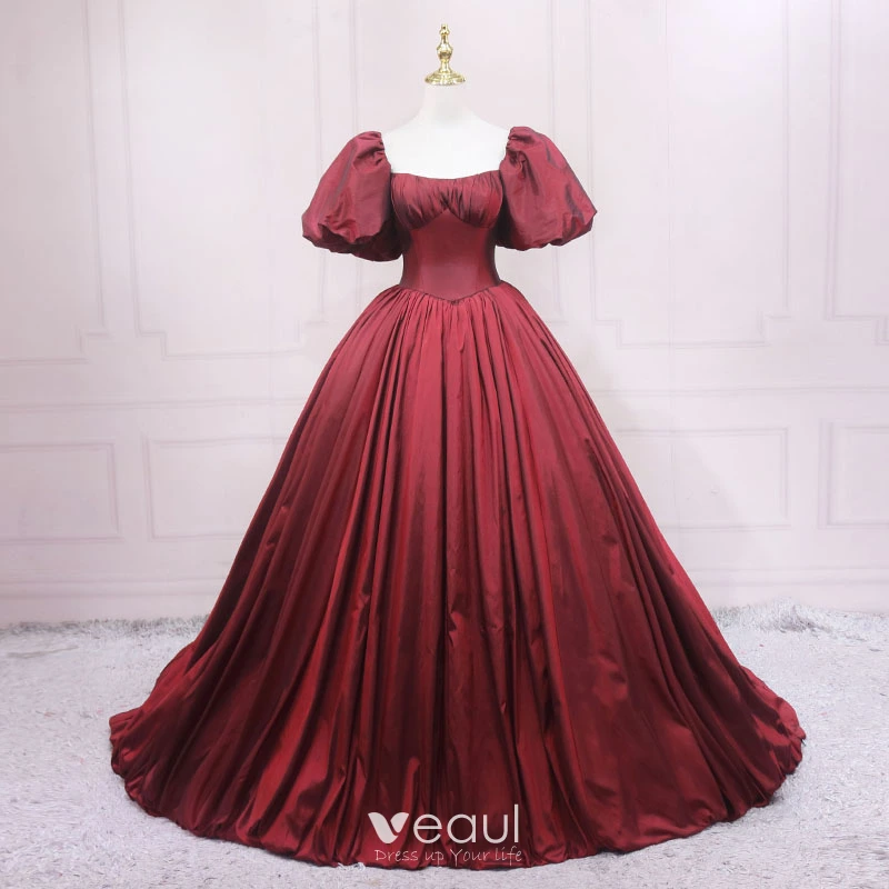 Off The Shoulder Sequin BurgundyProm Dress With Train Off The Shoulder Sequin BurgundyProm Dress With Train