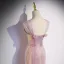 Scintillantes Rougissant Rose Paillettes Robe De Soirée Trompette / Sirène 2022 De l'épaule Manches Courtes Dos Nu Train De Balayage Soirée Robe De Ceremonie