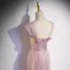Sexy Rougissant Rose Paillettes Robe De Soirée 2022 Trompette / Sirène Encolure Carrée Manches Courtes Dos Nu Train De Balayage Soirée Robe De Ceremonie