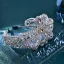 Charmig Silver Rhinestone Fjäril Legering Bröllop Brud Huvudbonad 2024
