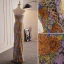 Vintage / Retro Multi-Colors Handmade  Beading Sequins Lace Flower Evening Dresses 2023 Trumpet / Mermaid Strapless Sleeveless Backless Floor-Length / Long Evening Party Formal Dresses