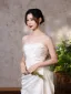 Chic / Belle Blanche Papillon Voile De Mariée 2025 0.5 m Tulle