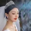 Bling Bling Argenté Cristal Faux Diamant Accessoire Cheveux Mariage 2022 Alliage Mariage Bijoux Mariage