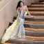 Scintillantes Multi-Couleurs Paillettes Robe De Soirée 2023 Trompette / Sirène Bustier Sans Manches Dos Nu Soirée Longue Robe De Ceremonie