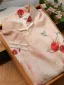 Chinese style Khaki Printing Summer Tea-length Cheongsam 2024 Trumpet / Mermaid High Neck Short Sleeve