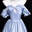 New Money Sky Blue Satin Prom Dresses 2026 Ball Gown Off-The-Shoulder Ruffle Short Sleeve Backless Floor-Length / Long Formal Dresses