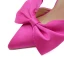 Schöne Fuchsie Ball Sandalen Damen 2023 Schleife Knöchelriemen 11 cm Stilettos Peeptoes Sandaletten Hochhackige