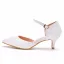 Modest / Simple White Casual Pointed Toe Womens Shoes 2024 5 cm Stiletto Heels Womens Shoes High Heels