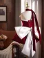 Sexy Burgundy Glitter Short Cocktail Party Party Dresses 2025 Ball Gown Strapless Sleeveless Backless Bow Formal Dresses