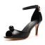 Chic / Beautiful Gold Ankle Strap Prom Womens Sandals 2025 7 cm Stiletto Heels Open / Peep Toe Sandals High Heels