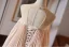 Fashion Blushing Pink Bow Sash Prom Dresses 2025 A-Line / Princess Scoop Neck Sleeveless Backless Sweep Train Formal Dresses