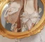 Charmant Doré Perle Bride Cheville Faux Diamant Noeud Chaussure De Mariée 2023 7 cm Talons Aiguilles À Bout Pointu Mariage Escarpins Talons Hauts