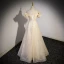 Charmant Bling Bling Champagne Paillettes Robe De Bal 2023 Princesse De l'épaule Manches Courtes Dos Nu Longue Promo Robe De Ceremonie