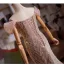 Haut de Gamme Charmant Champagne Perlage Paillettes Robe De Soirée 2025 Trompette / Sirène De l'épaule Manches Courtes Dos Nu Train De Balayage Soirée Robe De Ceremonie
