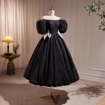 Black Puffy Elegant Formal Dresses 2026 for Every Occasion - VEAUL