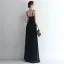 Sexy Burgundy Sequins Evening Dresses 2024 Trumpet / Mermaid Spaghetti Straps Sleeveless Backless Floor-Length / Long Evening Party Formal Dresses