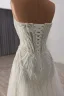 Sexy White Beading Sequins Evening Dresses 2025 A-Line / Princess Strapless Sleeveless Backless Floor-Length / Long Evening Party Formal Dresses