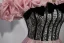 Lovely Blushing Pink Glitter Prom Dresses 2023 A-Line / Princess Off-The-Shoulder Bow Short Sleeve Backless Floor-Length / Long Formal Dresses