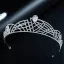 Sjarmerende Sølv Rhinestone Legering Bryllup Har Tilbehor 2023