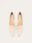 Elegante Witte Kant Bloem Bruidsschoenen 2025 Leer 10 cm Naaldhakken / Stiletto Spitse Neus Huwelijk Pumps Hoge Hakken