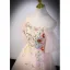 Blumenfee Rosa Pailletten Spitze Blumen Ballkleider 2023 A Linie Off Shoulder Ärmellos Rückenfreies Lange Ball Festliche Kleider
