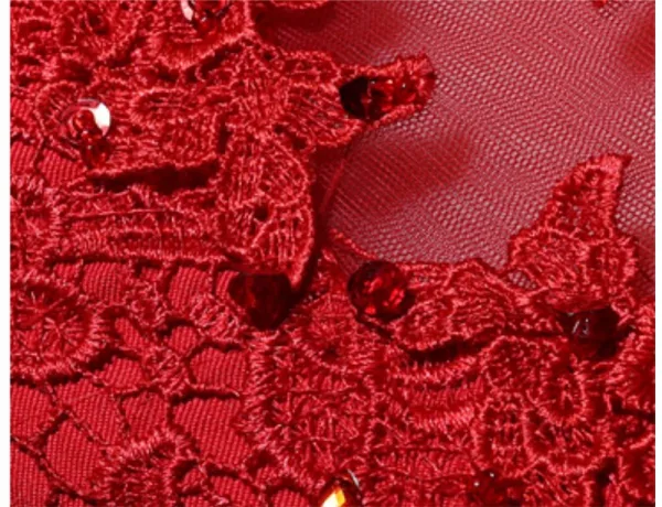 Style Chinois Rouge En Dentelle Fleur Faux Diamant Robe De Soirée 2025 Trompette / Sirène Col Haut Sans Manches Noeud Ceinture Train De Balayage Soirée Robe De Ceremonie