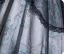 Vintage / Retro Grey Printing Prom Dresses 2024 Ball Gown Square Neckline Puffy Short Sleeve Backless Floor-Length / Long Prom Formal Dresses