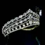 Barokk Sølv Perle Rhinestone Bryllup Tiara 2022 Legering Har Tilbehor