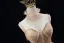 Charming Khaki Beading Prom Dresses 2024 Ball Gown High Neck Sleeveless Backless Sweep Train Prom Formal Dresses