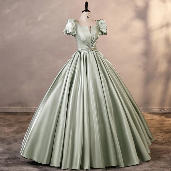modest sage green formal dress Ellis Maxi Dress in Sage Green main image 0