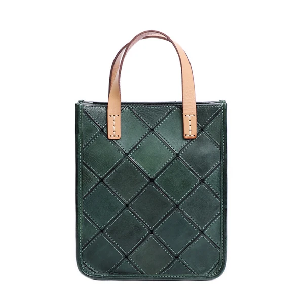 Fashion Green Leather Casual Shoulder Bags Tote Bag Women's Bags 2022