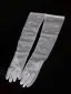 Elegant White Bow Wedding Bridal Gloves 2025 Tulle