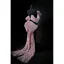 Fashion Black Flower Velvet Prom Dresses 2024 Trumpet / Mermaid Strapless Sleeveless Backless Bow Sweep Train Prom Formal Dresses