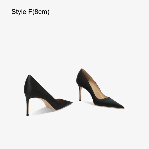 Chic / Beautiful Mint Green Evening Party Satin Pumps 2023 12 cm Stiletto Heels Pointed Toe Pumps High Heels