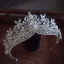 Bling Bling Srebrny Rhinestone Stop Ślub Korona Ozdoby Do Włosów Ślubne 2025