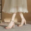 Chic / Beautiful Khaki Summer Street Wear Womens Sandals 2023 Ankle Strap 7 cm Stiletto Heels Open / Peep Toe Sandals High Heels